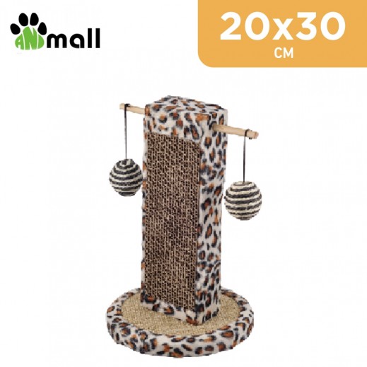Animall Scratching Post Cat Toy 20 x 20 x 30 cm