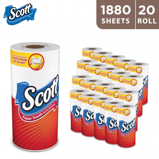 Buy Scott Paper Towel 20Roll x94'S توصيل
