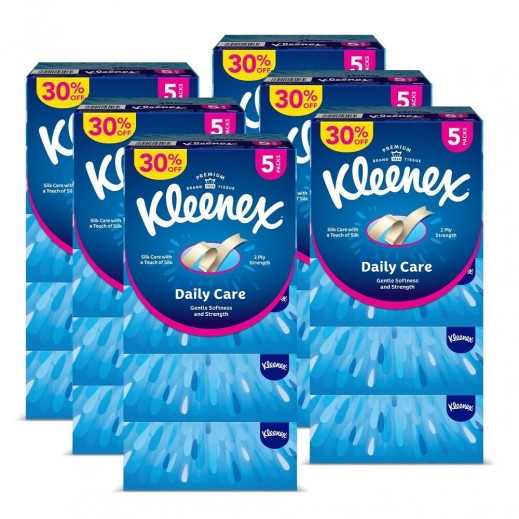 Kleenex Daily Care Facial Tissue 170 x 2 Ply 30 Boxes