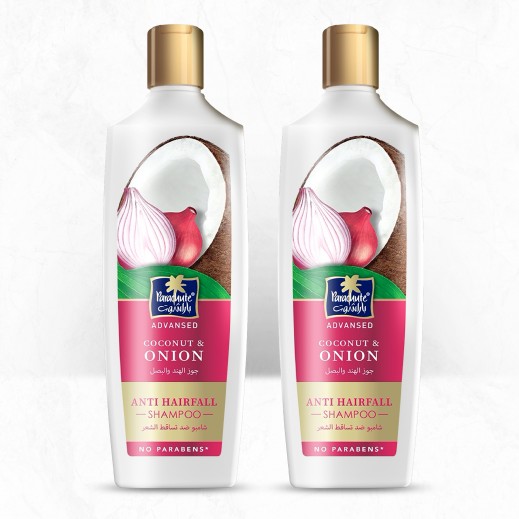 Parachute Advansed Coconut & Onion Anti Hairfall Shampoo 2 x 340 Ml - delivered by Taw9eel Fast