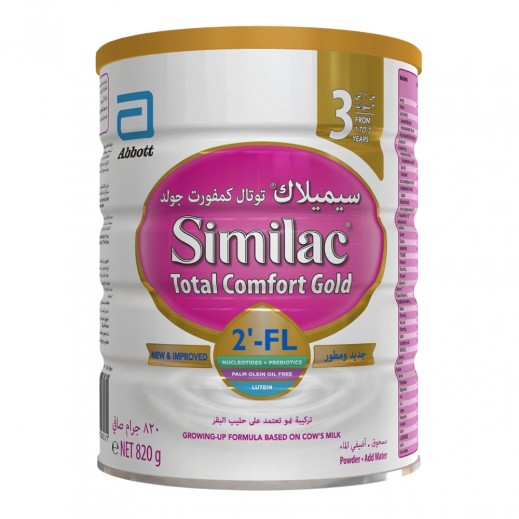 Similac Total Comfort Gold Stage 3 Growing Up Formula 820 g 1-3 Years