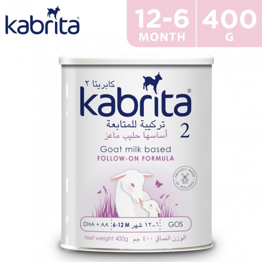 Kabrita Gold Goat Milk Powder Stage 2 400 g (6-12 Months) - delivered by Taw9eel Fast