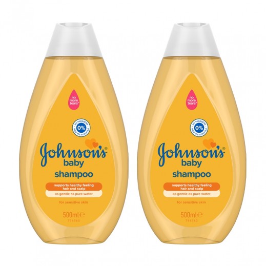 Johnson’s Baby Shampoo 2 × 500ml