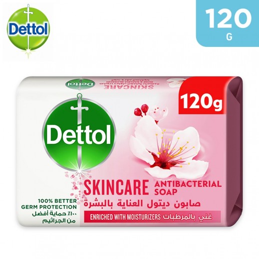 Dettol Skincare Antibacterial Bar Soap 120 g - delivered by Taw9eel Fast