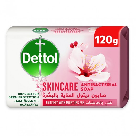 Dettol Skincare Antibacterial Bar Soap 120 g - delivered by Taw9eel Fast
