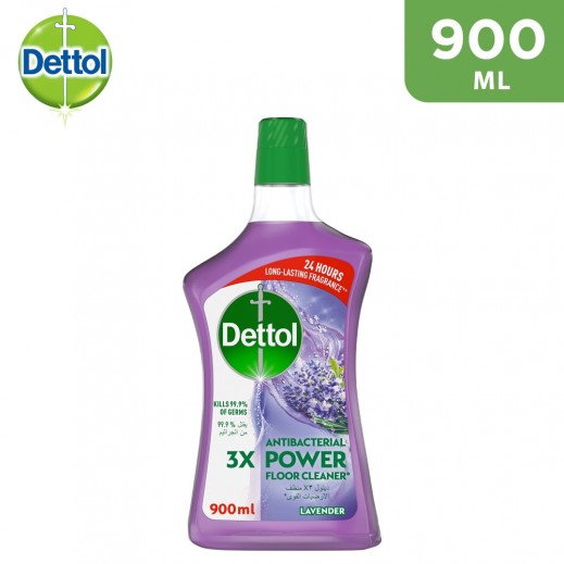 Dettol Lavender Antibacterial Power Floor Cleaner 900 ml - delivered by Taw9eel Fast