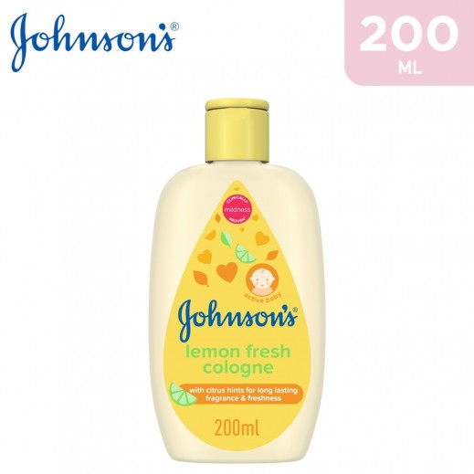 Johnson's Baby Cologne Lemon Fresh 200ml - delivered by Taw9eel Fast