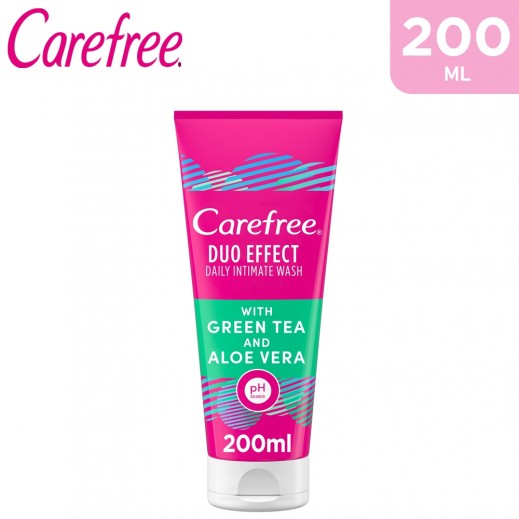 Carefree Green Tea And Aloe Vera Daily Intimate Wash - 200 ml - delivered by Taw9eel Fast