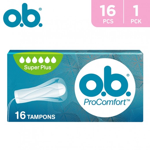 O.B. Procomfort Super Plus Tampons 16 Tampons - delivered by Taw9eel Fast