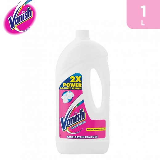 Vanish Fabric Stain Remover Liquid for Whites 1 L - delivered by Taw9eel Fast
