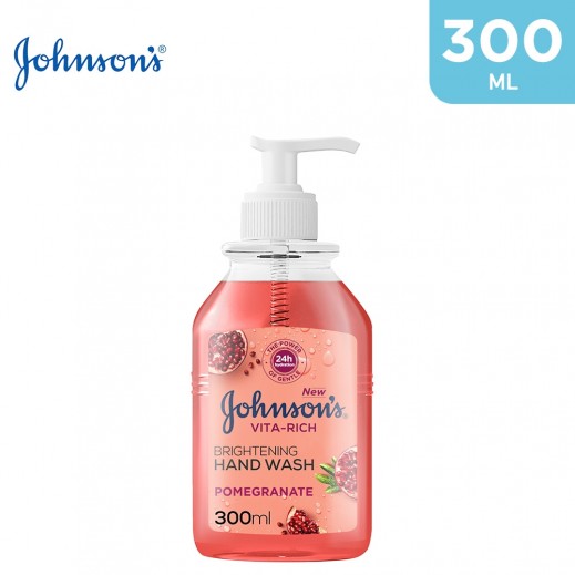Johnson's Pomegranate Brightening Hand Wash 300 ml - delivered by Taw9eel Fast