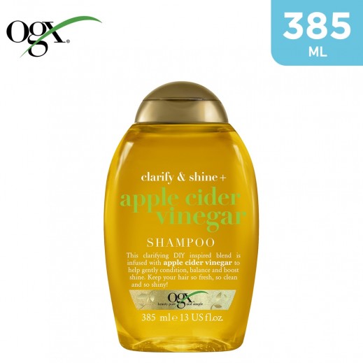 Ogx Apple Cider Vinegar Shampoo 385 ml - delivered by Taw9eel Fast