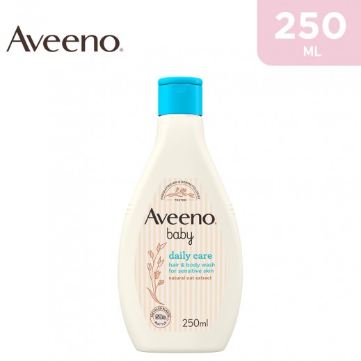 Aveeno Baby Dailycare Hair & Body Wash 250 ml - delivered by Taw9eel Fast