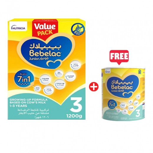Bebelac Baby Formula Stage 3 (1200 g + 400 g Free) - delivered by Taw9eel Fast