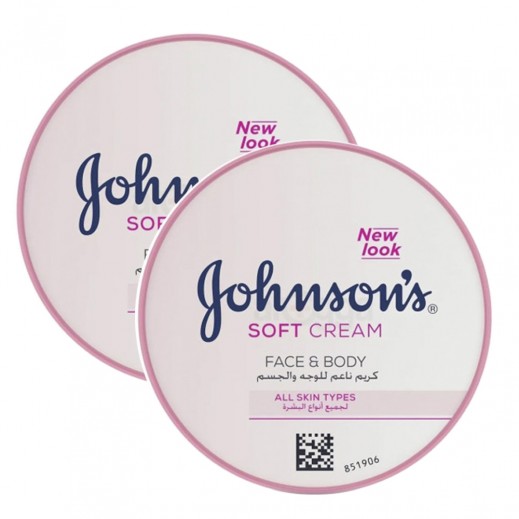 Johnsons 24 Hour Moisturizing Body Cream 2 × 200ml