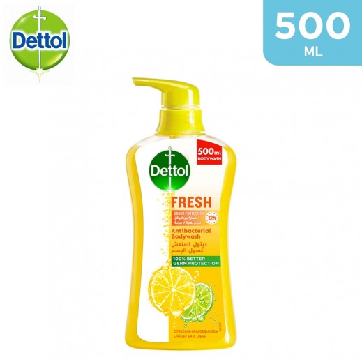 Dettol Fresh Anti-Bacterial Citrus & Orange Blossom Body Wash 500 ml