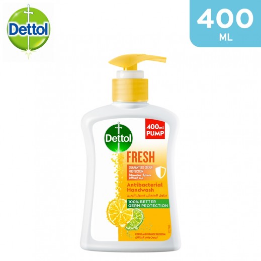 Dettol Fresh Hand Wash Citrus & Orange Blossom Fragrance 400 ml