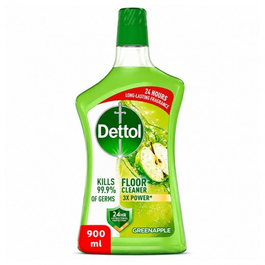 Dettol 3X Power Green Apple Floor Cleaner 900ml