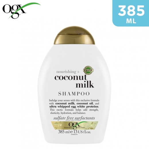 OGX Nourishing Coconut Milk Shampoo 385 ml