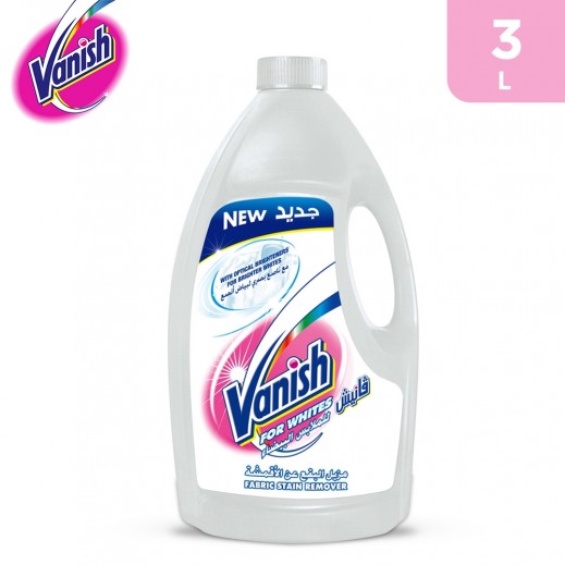 Vanish Fabric Stain Remover Liquid for Whites 3 L - delivered by Taw9eel Fast