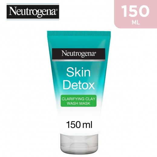 Neutrogena Face Wash Mask Skin Detox Clarifying Clay 150ml - delivered by Taw9eel Fast