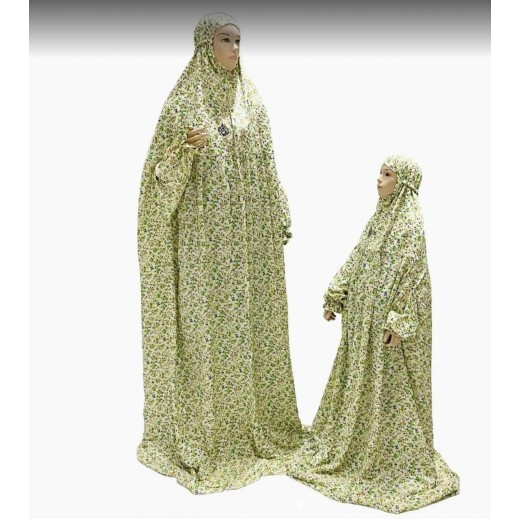 El-Ghaly Work Shop Praying Garment Set - Mom & Daughter - delivered by Taw9eel Fast