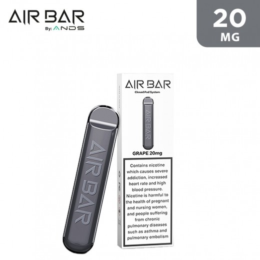 Air Bar Disposable Pod Grape 20 mg 500 Puffs - delivered by Taw9eel Fast