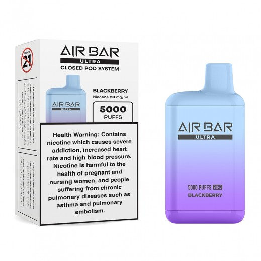 Air Bar Ultra Blackberry Disposable Vape 20 Mg - delivered by Taw9eel Fast