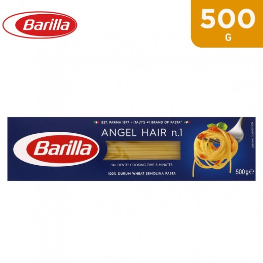 Buy Barilla Angel Hair Semolina Pasta - 500 g | توصيل Taw9eel.com