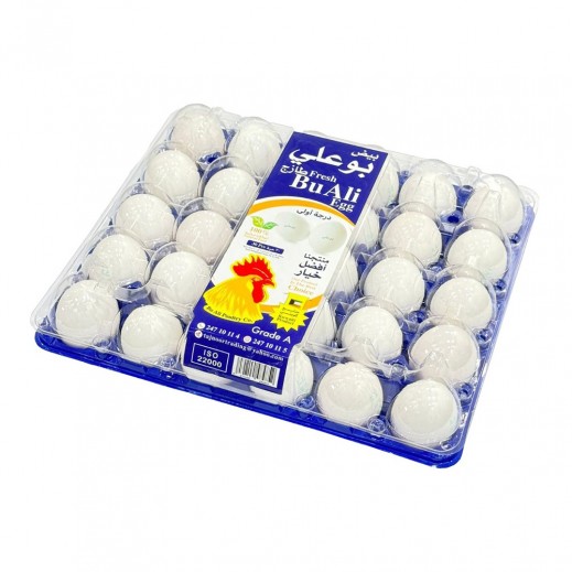 Bu Ali Fresh Eggs Plastic Tray (50/60) 30 Pieces