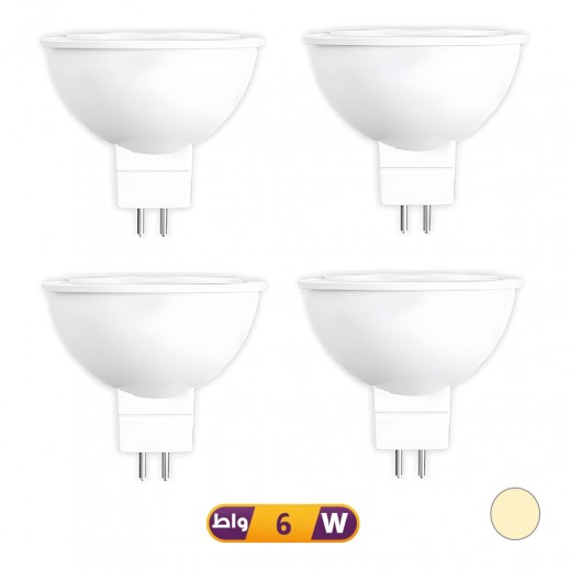 Nice Spot 6W Yellow 4 PCS