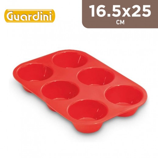 Guardini Juliette Silicone 6 Muffins Pan 16.5x25cm 