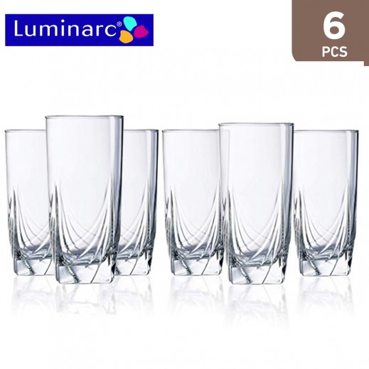Luminarc Ascot Tumbler Set - 6 Pieces - delivered by Taw9eel Fast