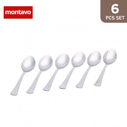 Montavo Flair Dinner Spoon Silver Set of 6