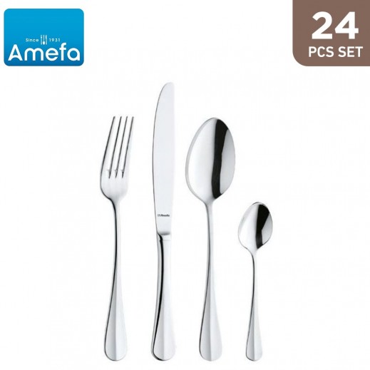 Amefa Napoli Cutlery Set of 24 Pieces
