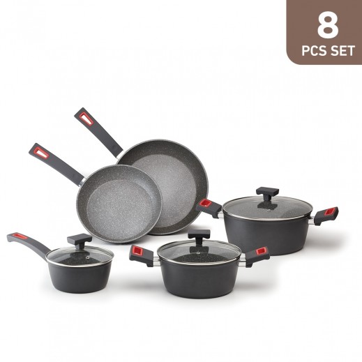 Ghidini Viva 8 Pieces Cookware Set 