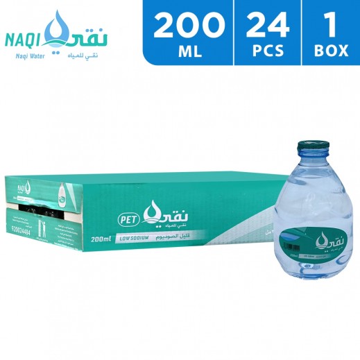 Naqi Low Sodium Drinking Water 24 x 200 ml