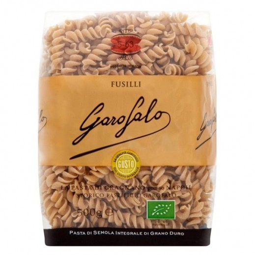 Garofalo Fusilli Integrali Organic Whole Wheat Pasta 500 g