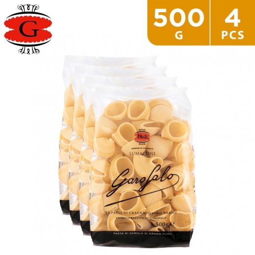 Garofalo Gourmet Lumaconi Pasta 4 x 500 g