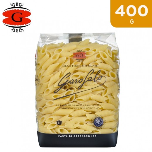 Garofalo Mezze Penne Ziti Rigate Pasta (400 g)