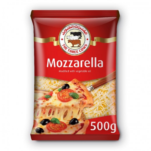 Three Cows Mozzarella Cheese 500 g - delivered by Taw9eel Fast