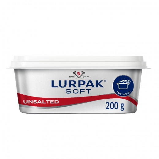 Lurpak Soft Unsalted Butter 200 g - delivered by Taw9eel Fast