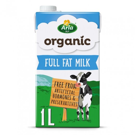 Arla Organic UHT Full Fat Milk 1 L - delivered by Taw9eel Fast