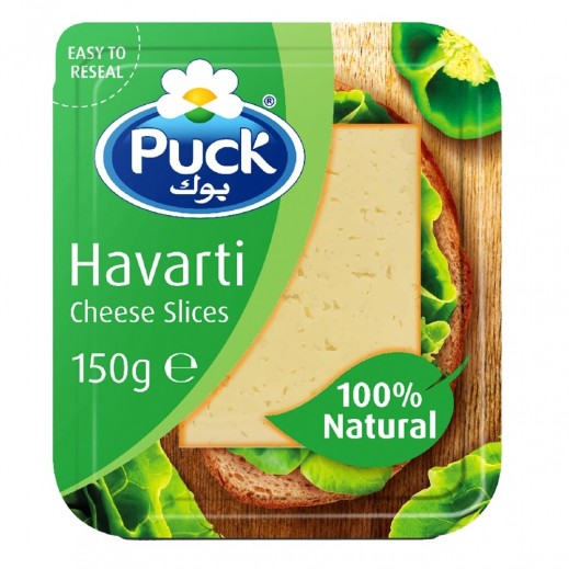 Puck Havarti Natural Cheese Slices 150g