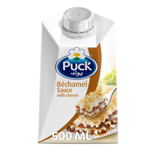Puck Bechamel Sauce With Cheese 500 ml - delivered by Taw9eel Fast