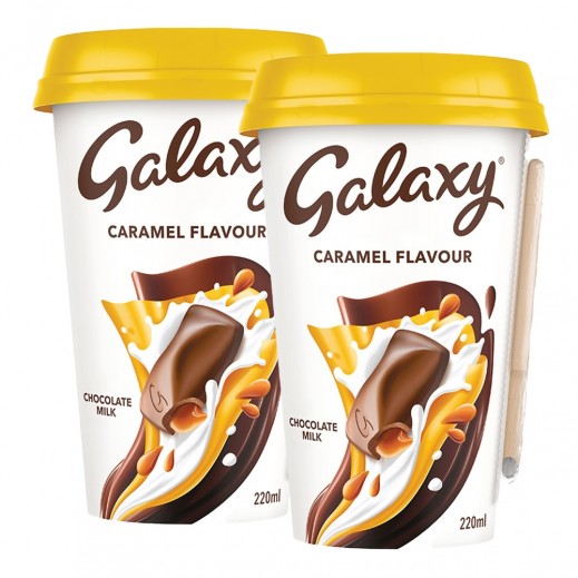 Galaxy Caramel Flavour Milk Chocolate 2 × 220ml