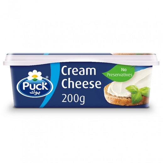 Puck Plain Cream Cheese 200 g - delivered by Taw9eel Fast