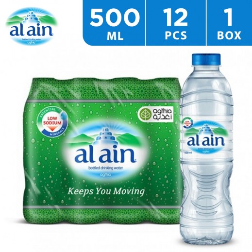 Al Ain Drinking Water 12 x 500 ml - delivered by Taw9eel Fast