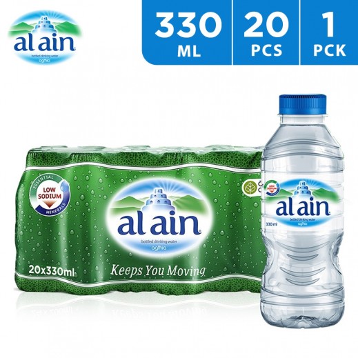 Al Ain Drinking Water 20 x 330 ml  - delivered by Taw9eel Fast