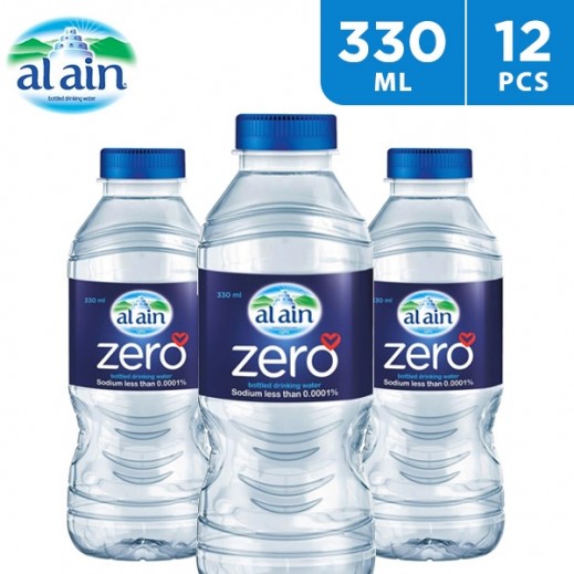 Al Ain Zero Sodium Water 12 x 330 ml - delivered by Taw9eel Fast